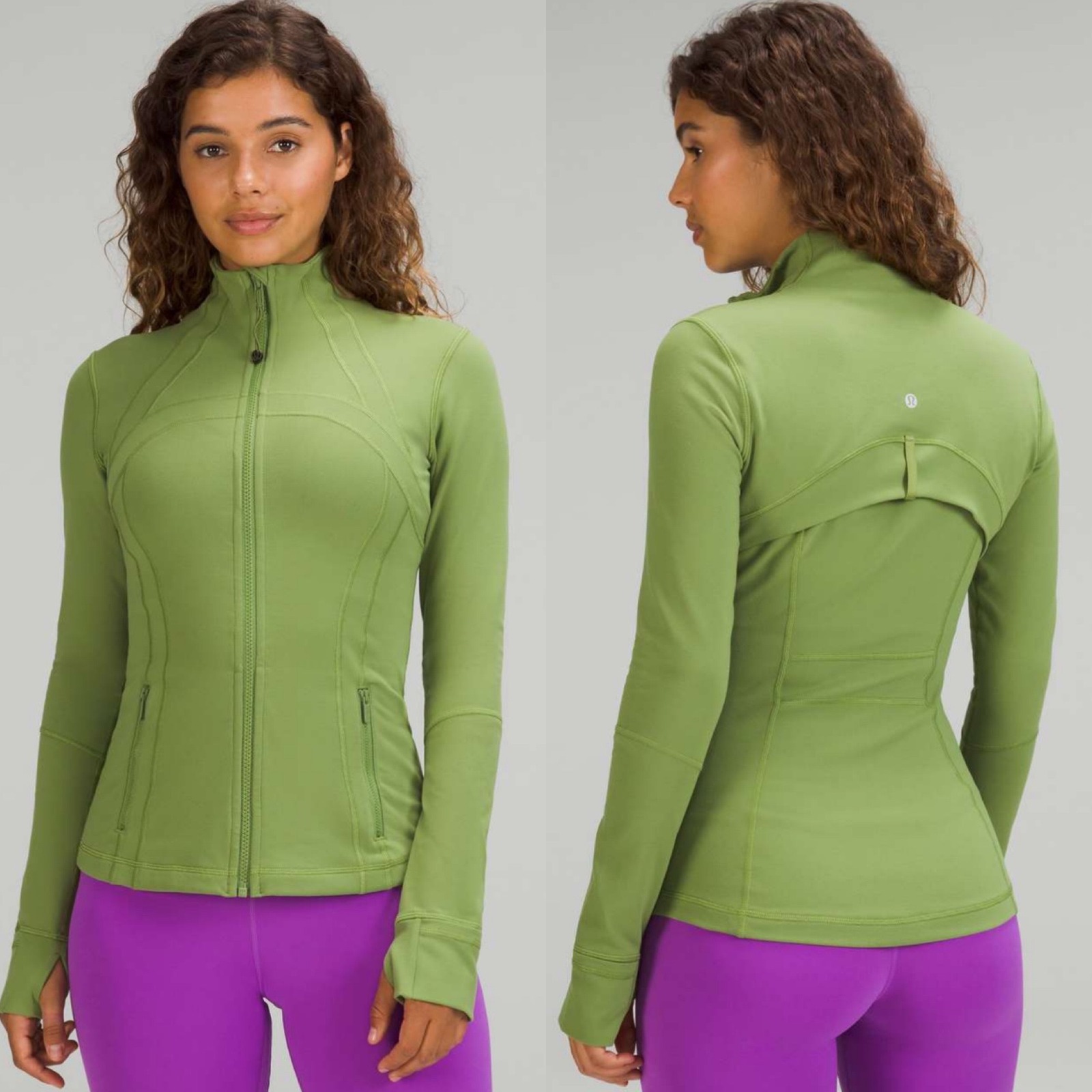 Lululemon Define Jacket Green Foliage Womens Size 10 Style Lw4awls Luon 2022